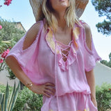 Rachel Poncho in Linen