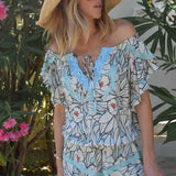 Robe Romy en mousseline de soie Saint-Barth 