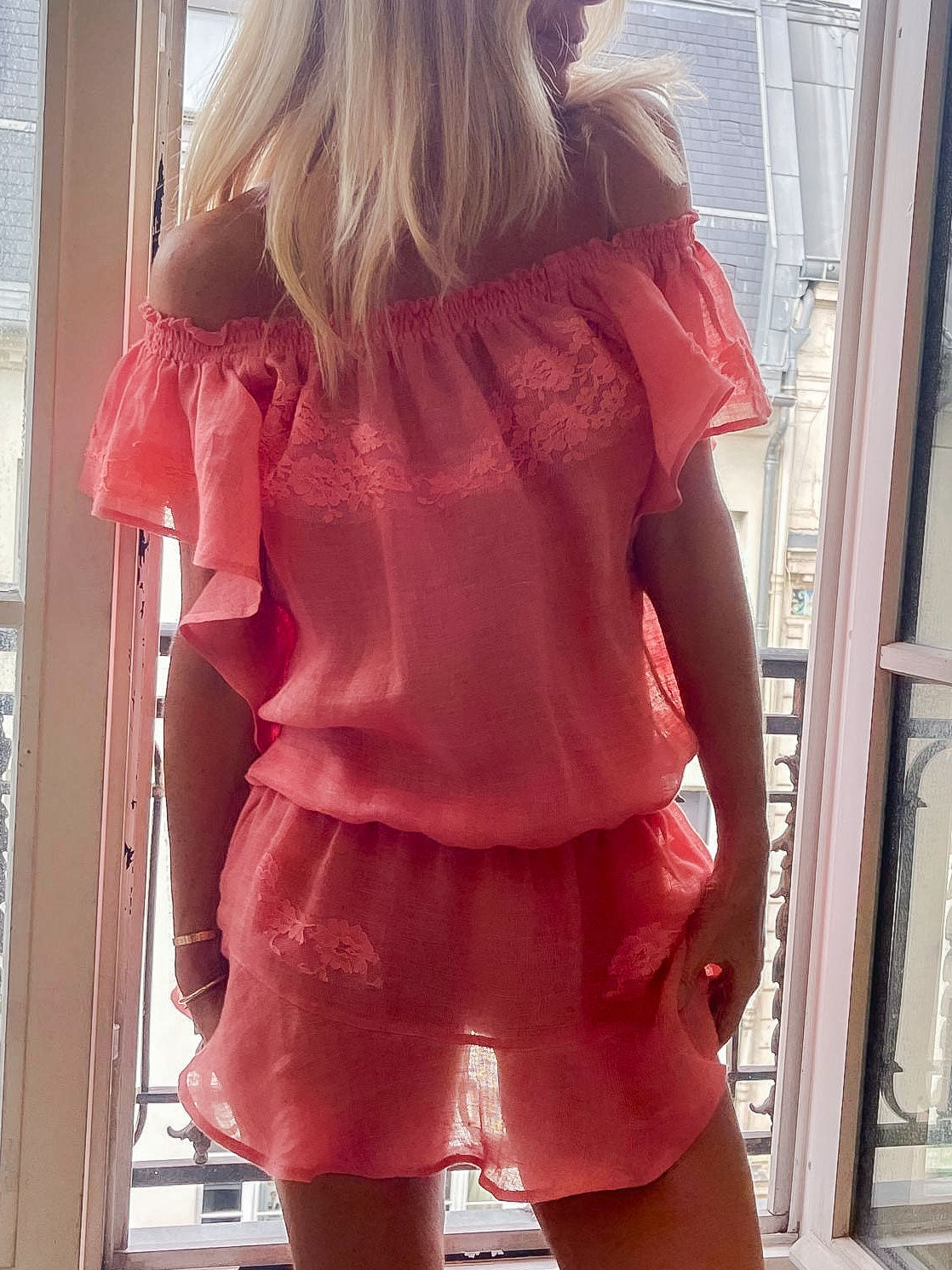 Mick Dress in Gradient Linen