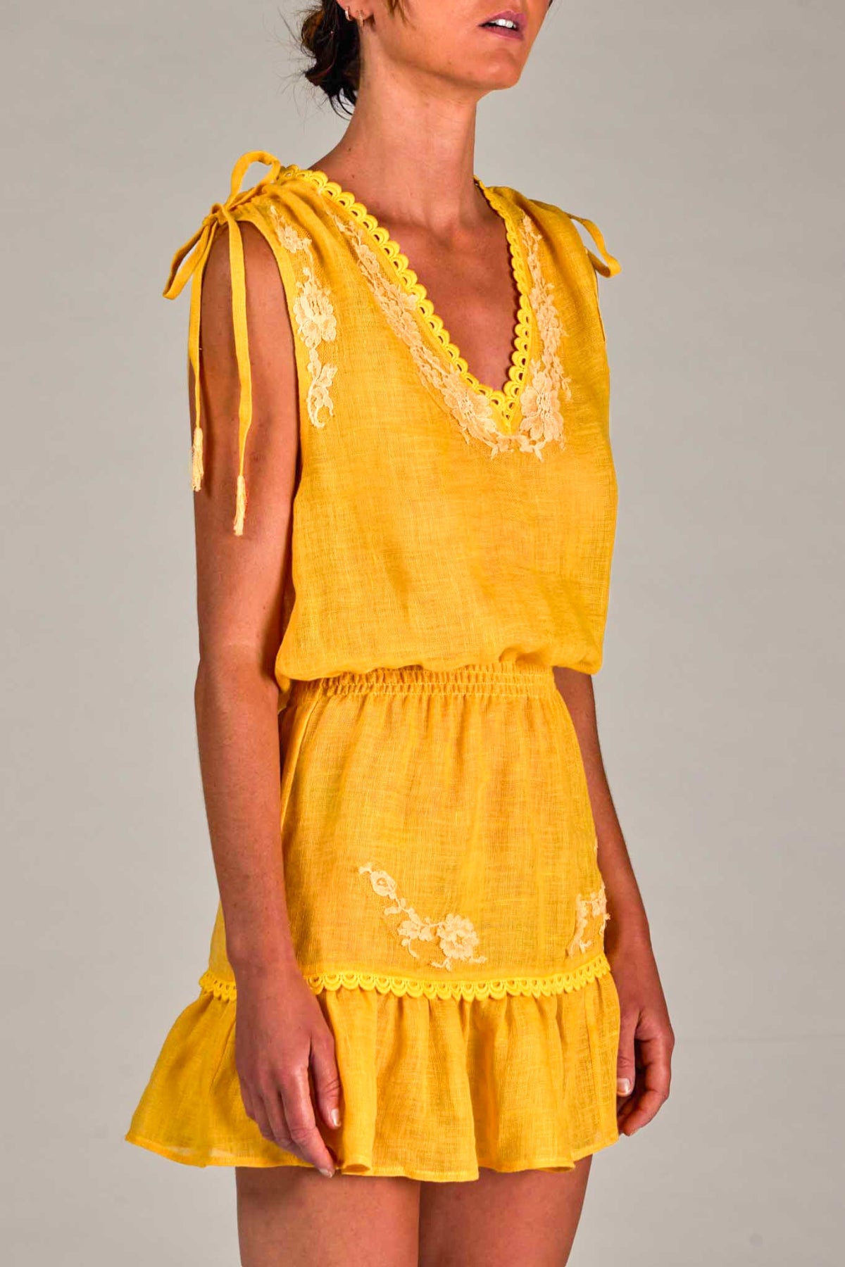 Philadelphia Dress in Linen