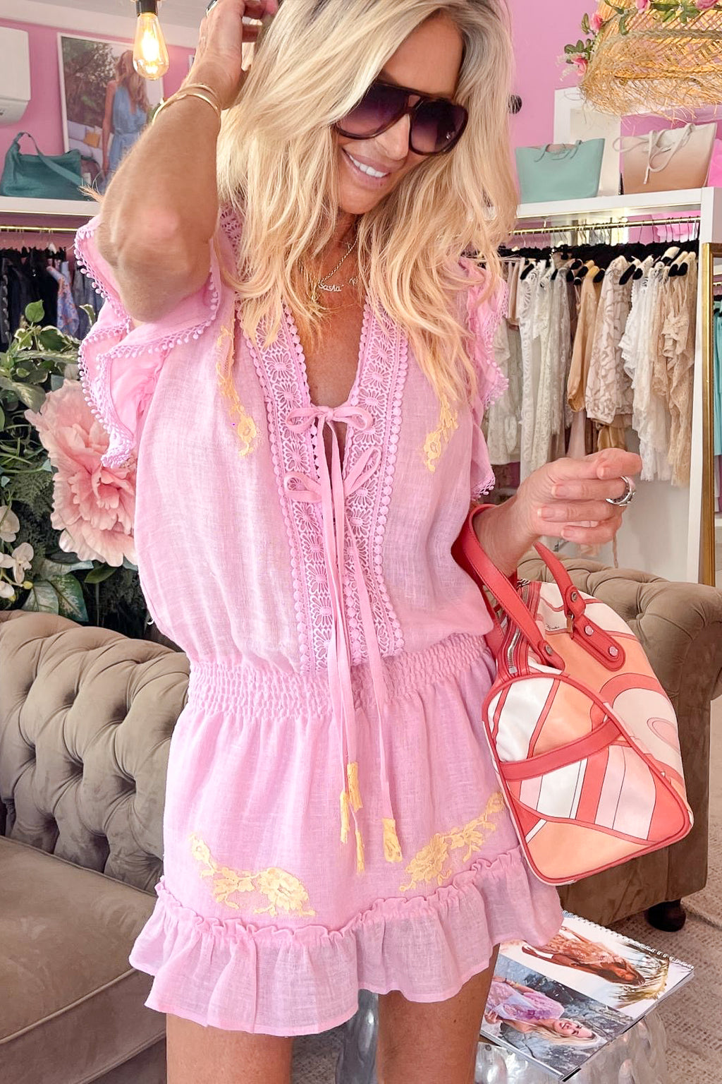 Roxane Dress in Linen