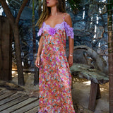 Long Dress Sasha in Liberty Silk