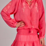 Petal Skirt in Linen