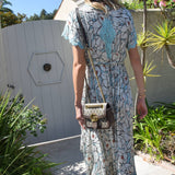 Mandy Long Dress in Viscose Bobo