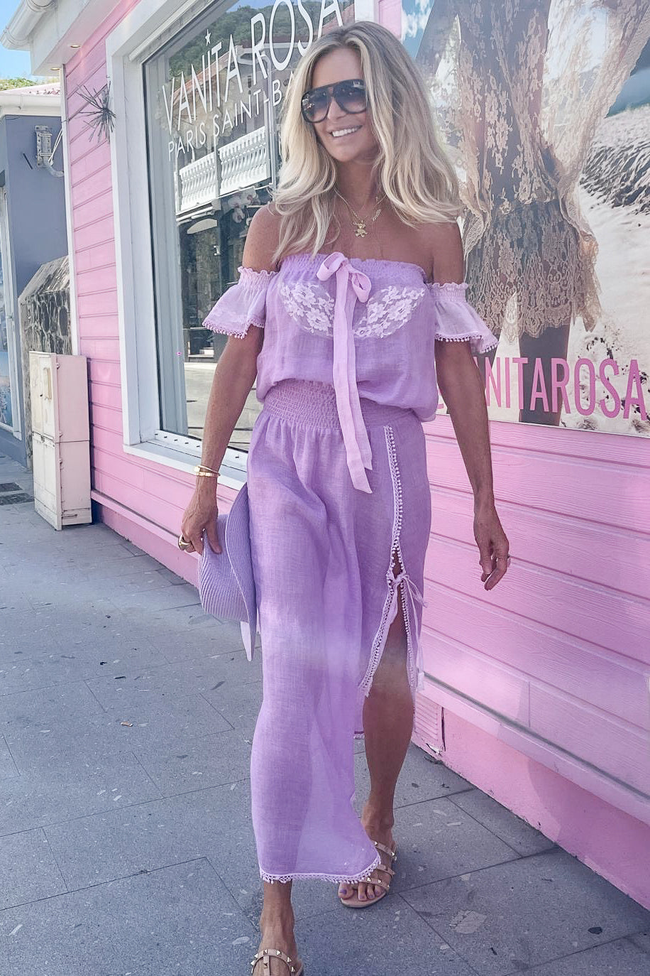 Rimini Long Dress in Linen