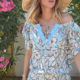 Robe Romy en mousseline de soie Saint-Barth 