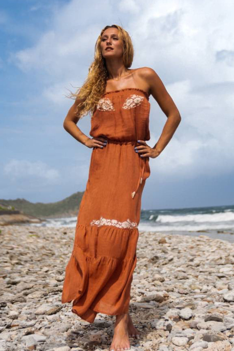 Paloma Dress in Linen