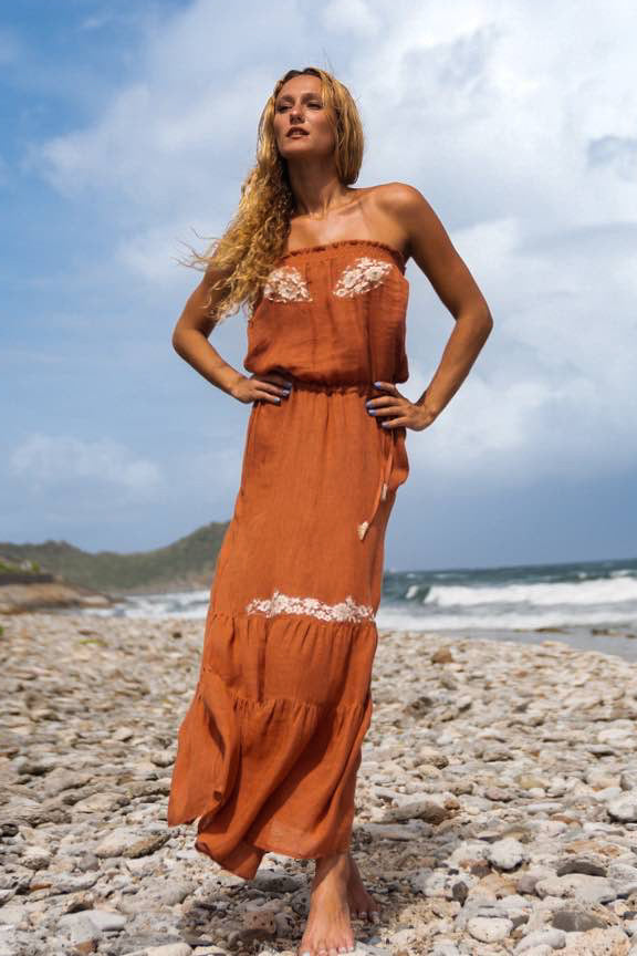 Paloma Dress in Linen
