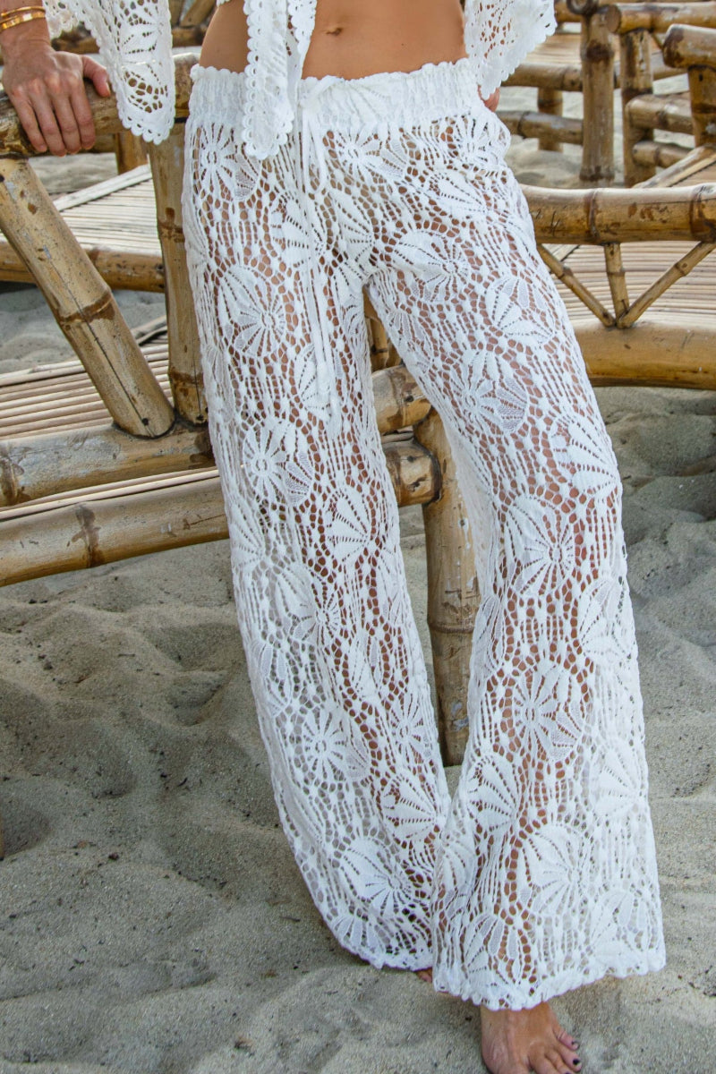 Kimono court Ricki en mousseline de soie Saint-Barth