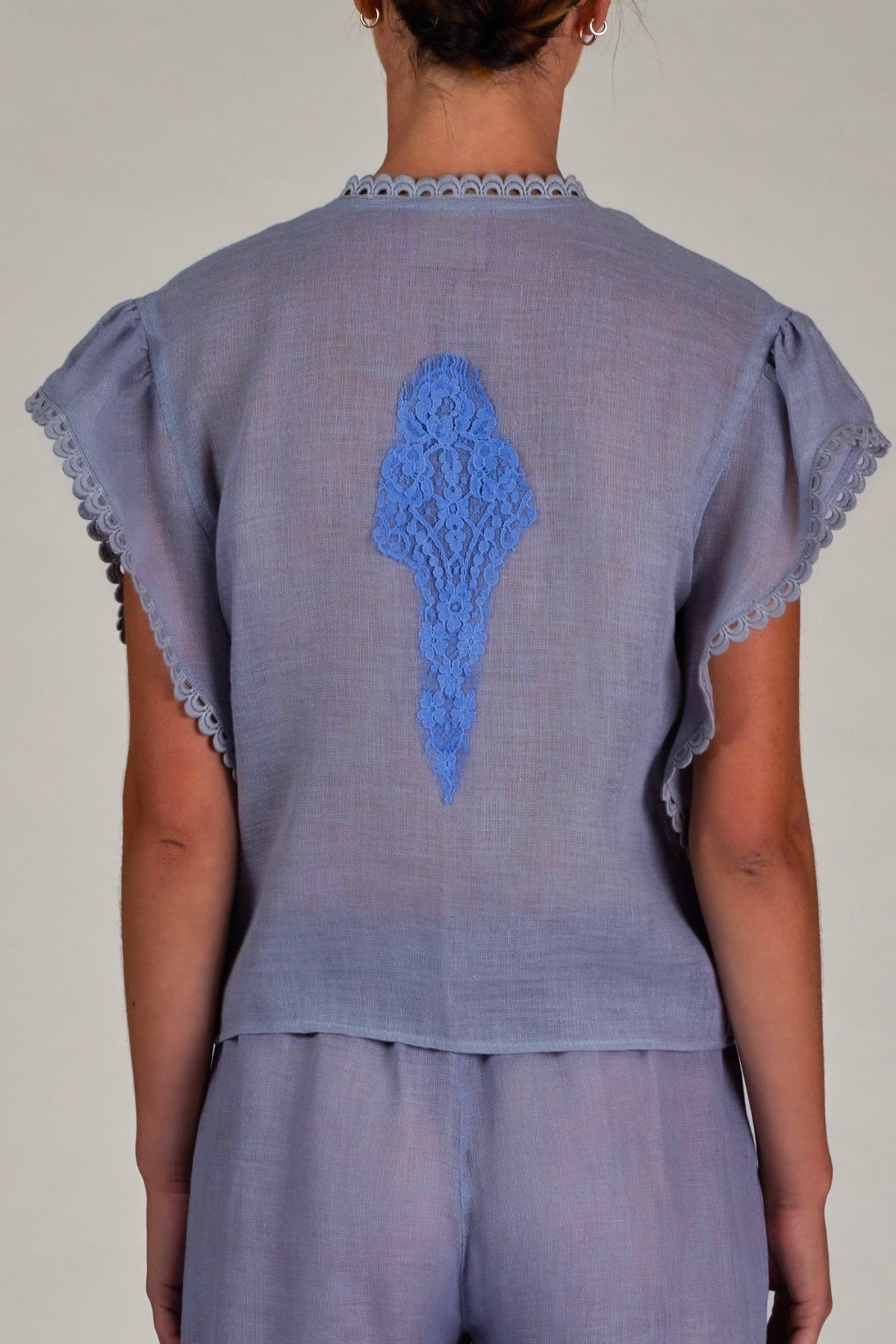 Paquita Top in Linen