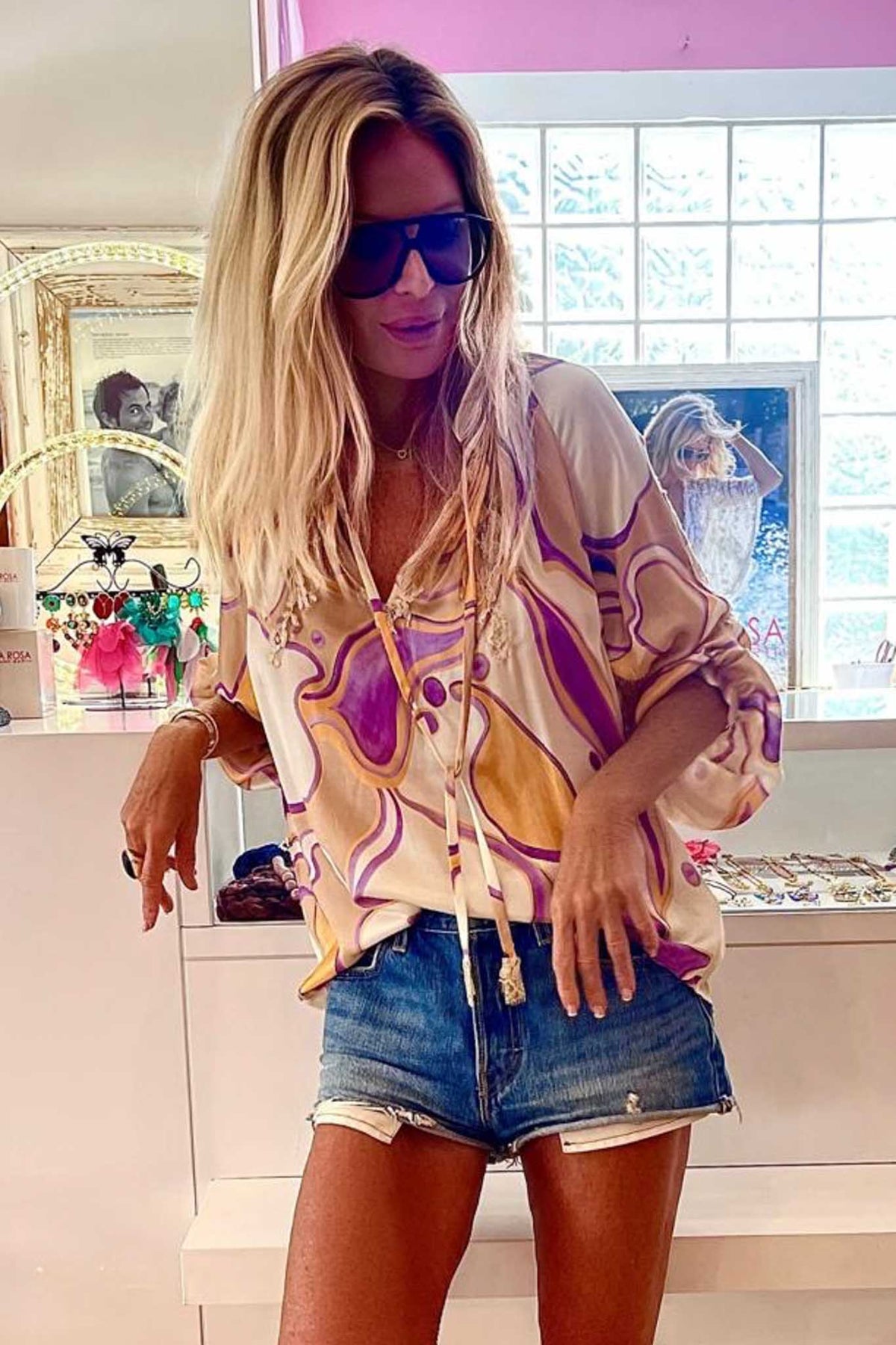 Pivoine Tunic in Gaia Peach