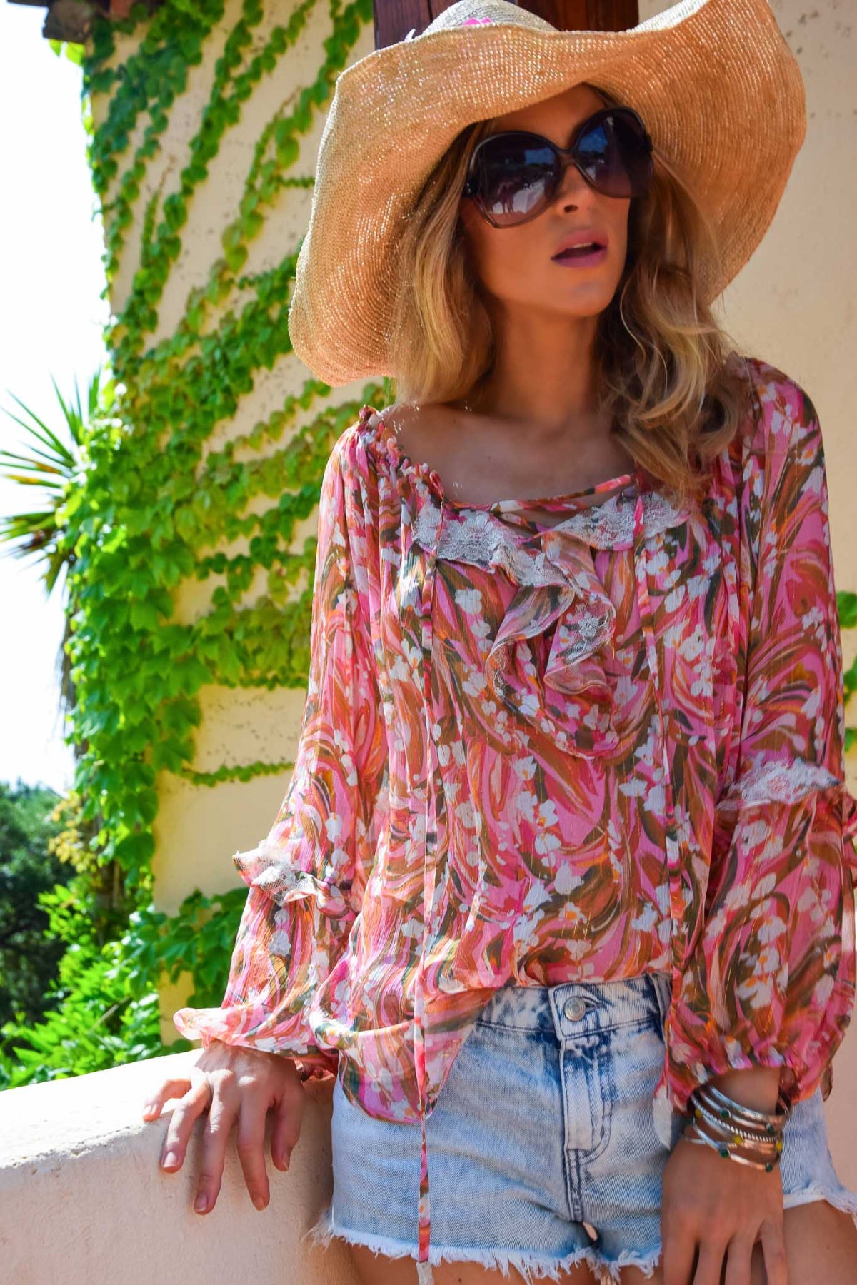 Rosana Shirt in Chiffon Silk St Barth