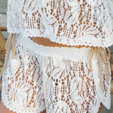 Kimono court Ricki en mousseline de soie Saint-Barth