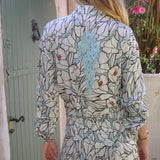 Chemise Rika en guipure blanche