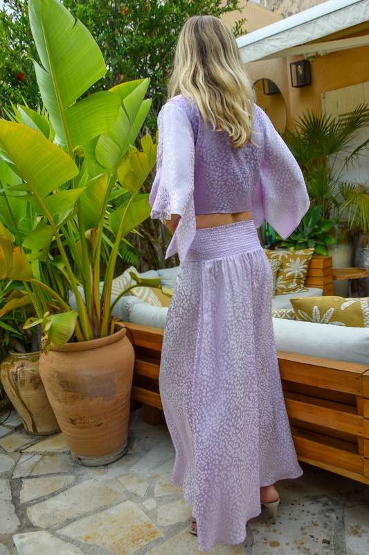 Top Ronnie en soie cœur