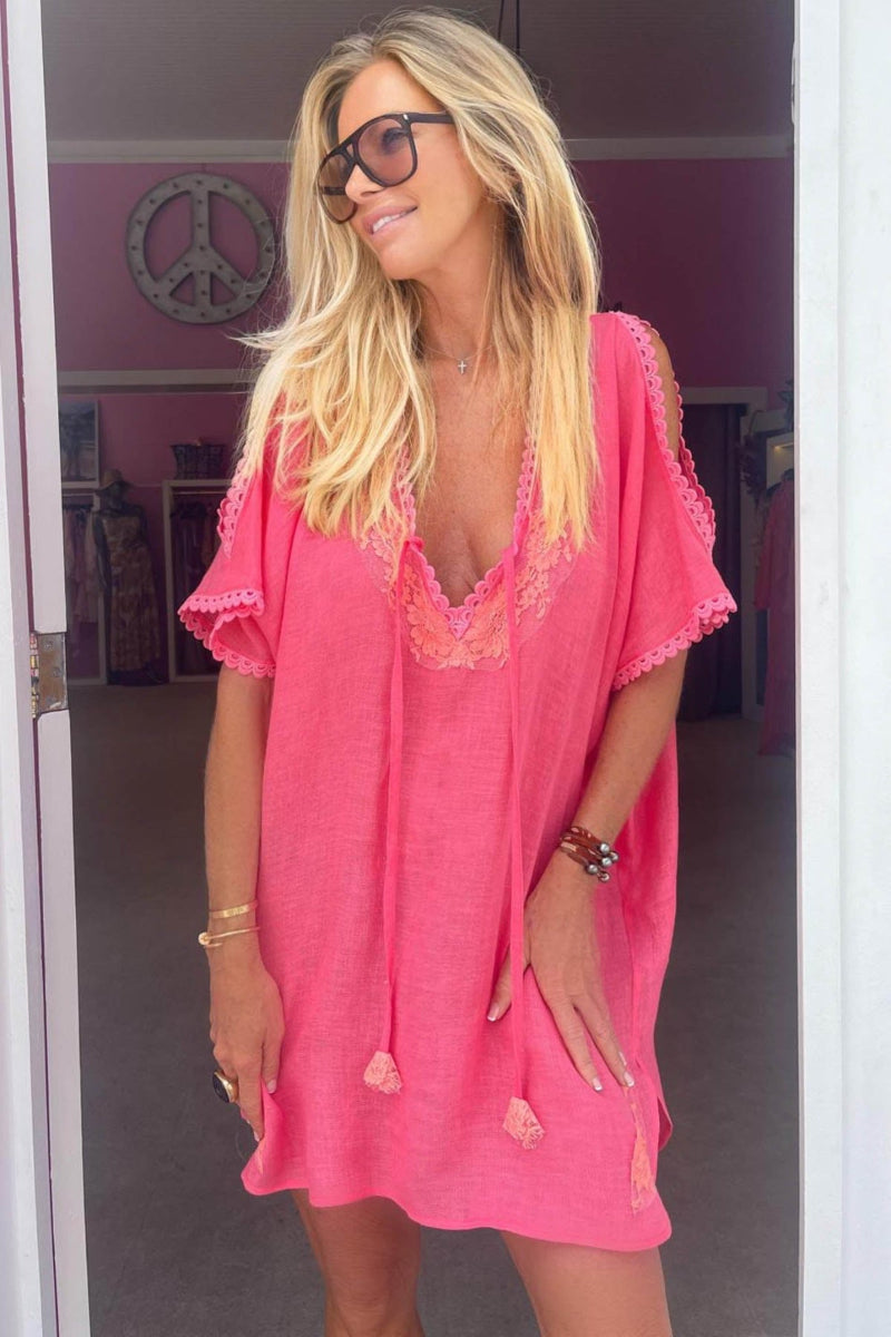 Pipa Poncho in Linen