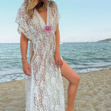 Kaftan Romaine Crochet Rio