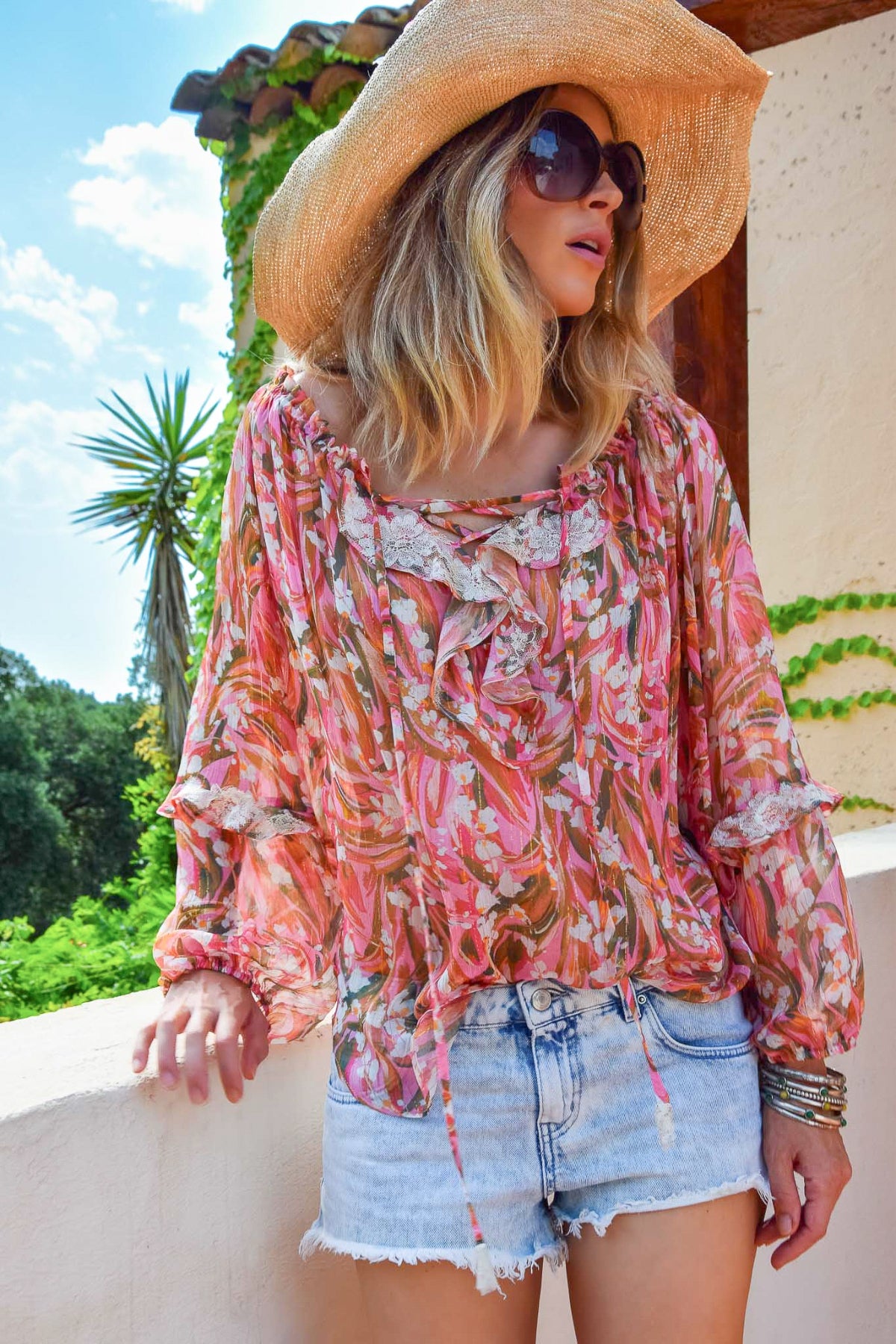 Rosana Shirt in Chiffon Silk St Barth