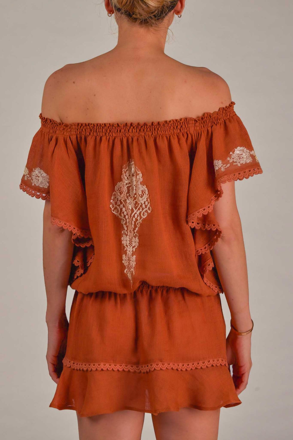 Paola Dress in Linen Dress