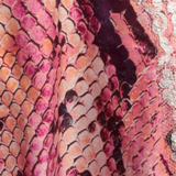 Sunny Long Dress Silk Python