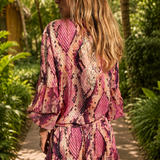 Hampton Blouse Silk Python