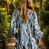 Sylvie Blouse Silk Python