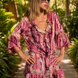 Hampton Blouse Silk Python