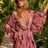 Mykonos Kimono Silk Python