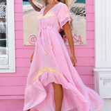 Mandy Long Dress in Linen