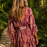 Mykonos Kimono Silk Python