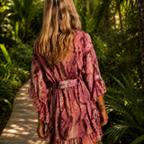 Mykonos Kimono Silk Python