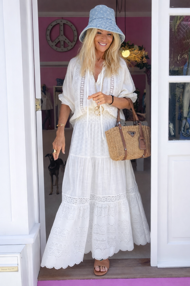 Pivoine Tunic in Linen Marylin