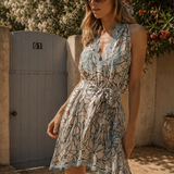 Riri Short Dress in Viscose Bobo