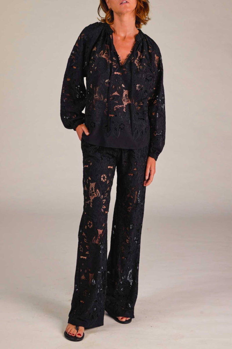 Pivoine Shirt in Guipure