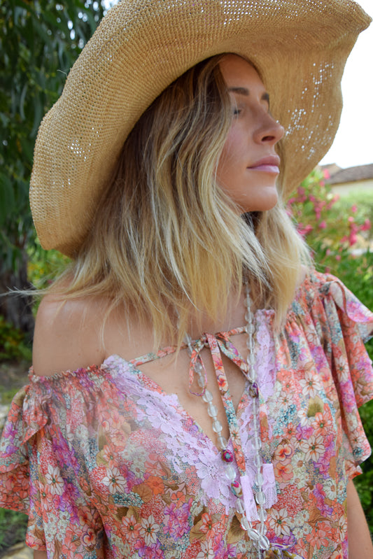 Romy Dress in Silk Liberty