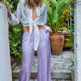 Smoke Pants in Silk Heart