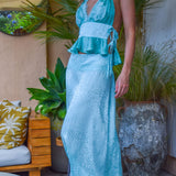 Mia Long Skirt in Silk Heart