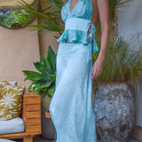 Mia Long Skirt in Silk Heart