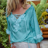 Tunique Rosana en soie coeur