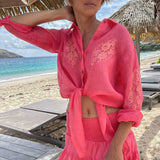 Petal Skirt in Linen