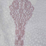 Pantalon palazzo en soie cœur