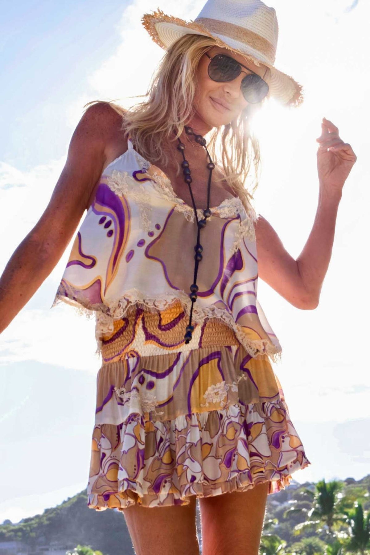 Ovni Top in Gaia Peach