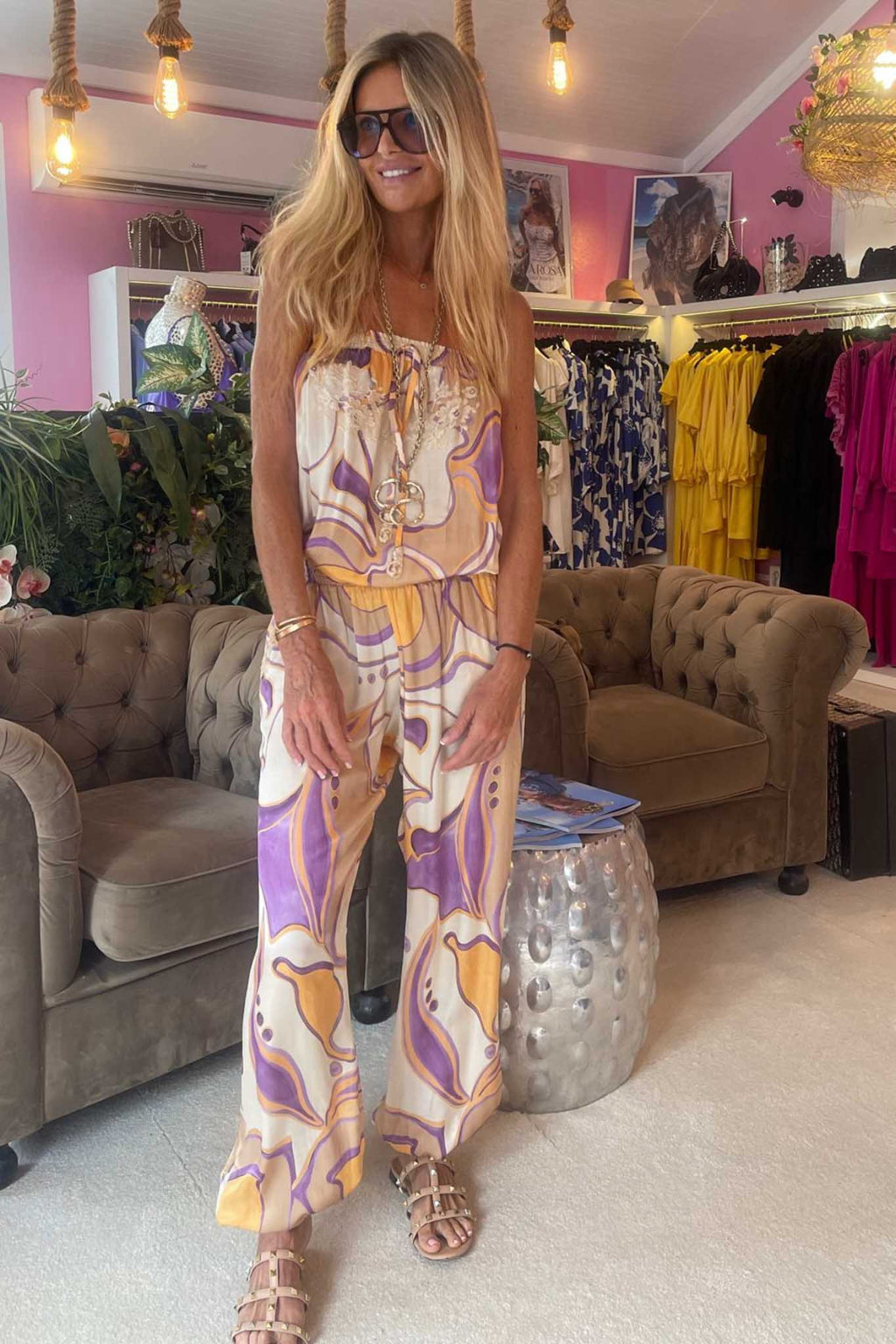 Paris Combipant in Gaia Peach