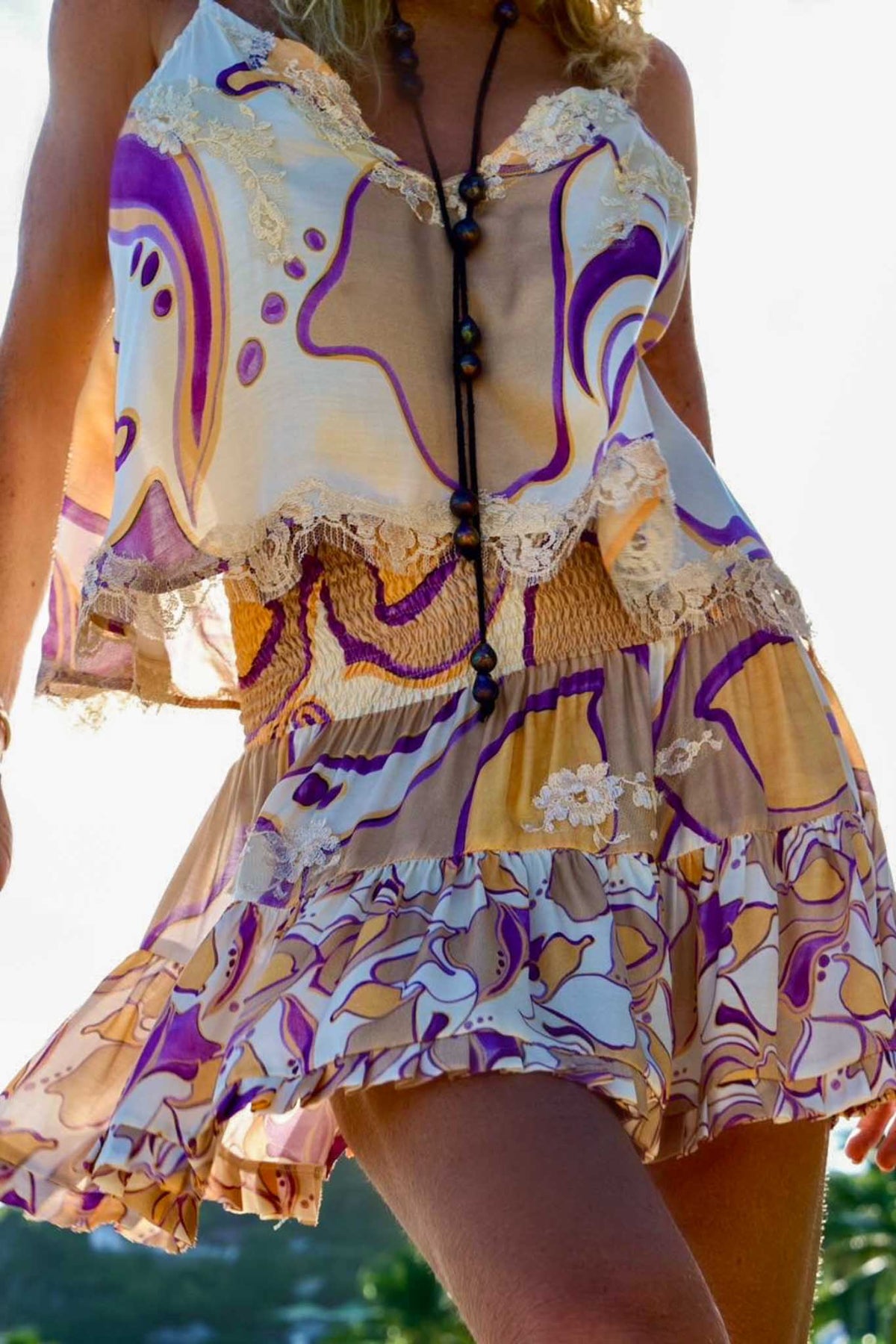 Ovni Top in Gaia Peach