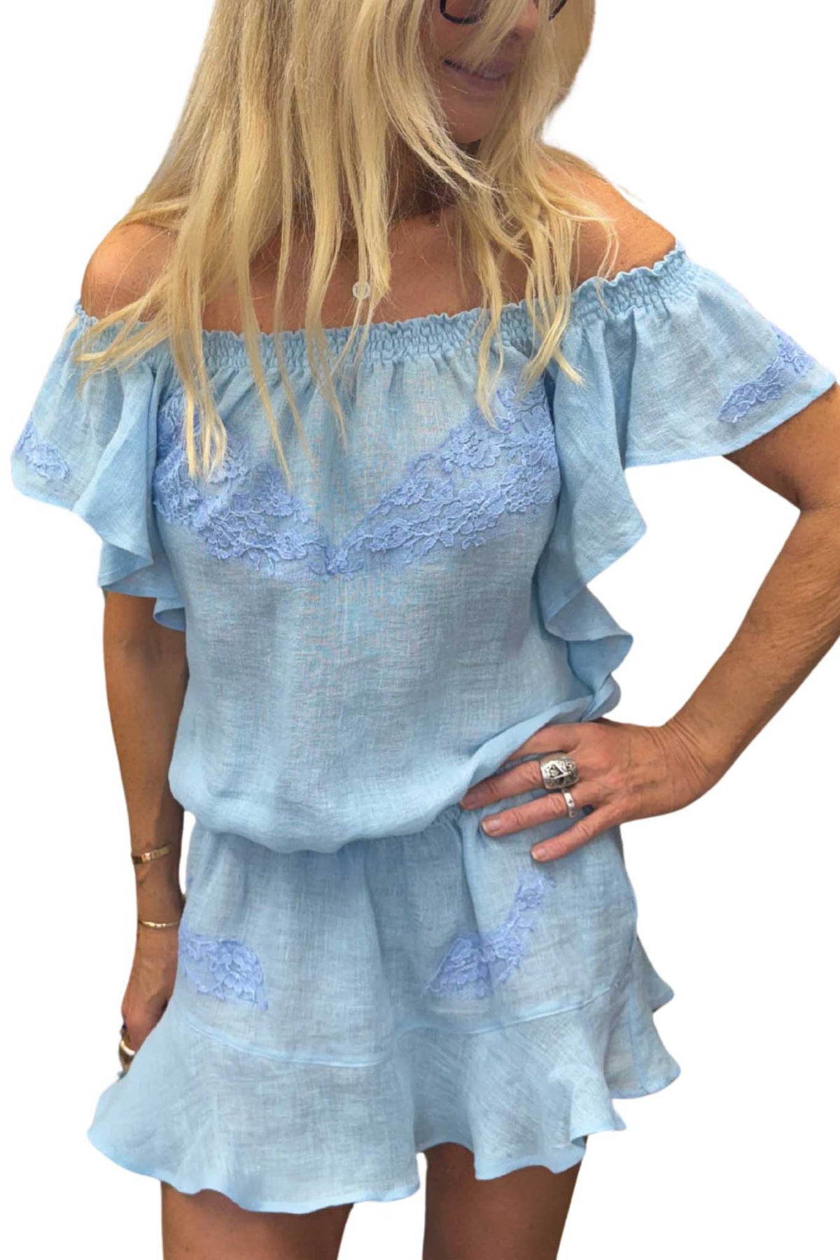 Mick Dress in Gradient Linen