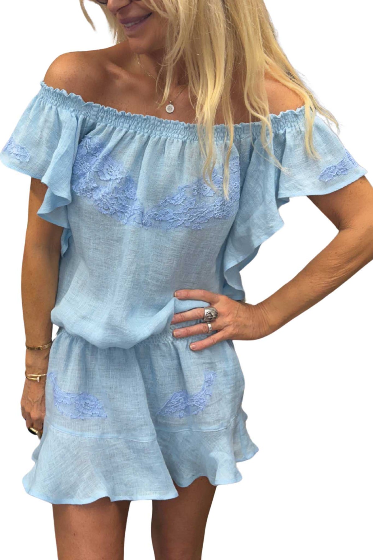 Mick Dress in Gradient Linen