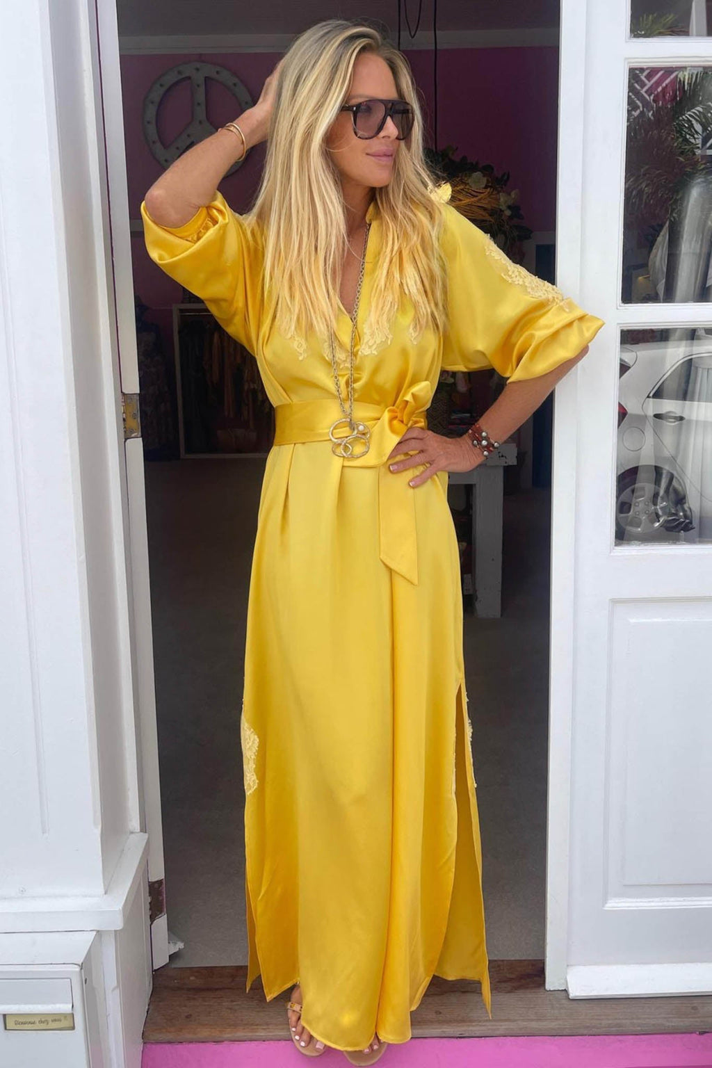 Pascale Kaftan in Satin Silk