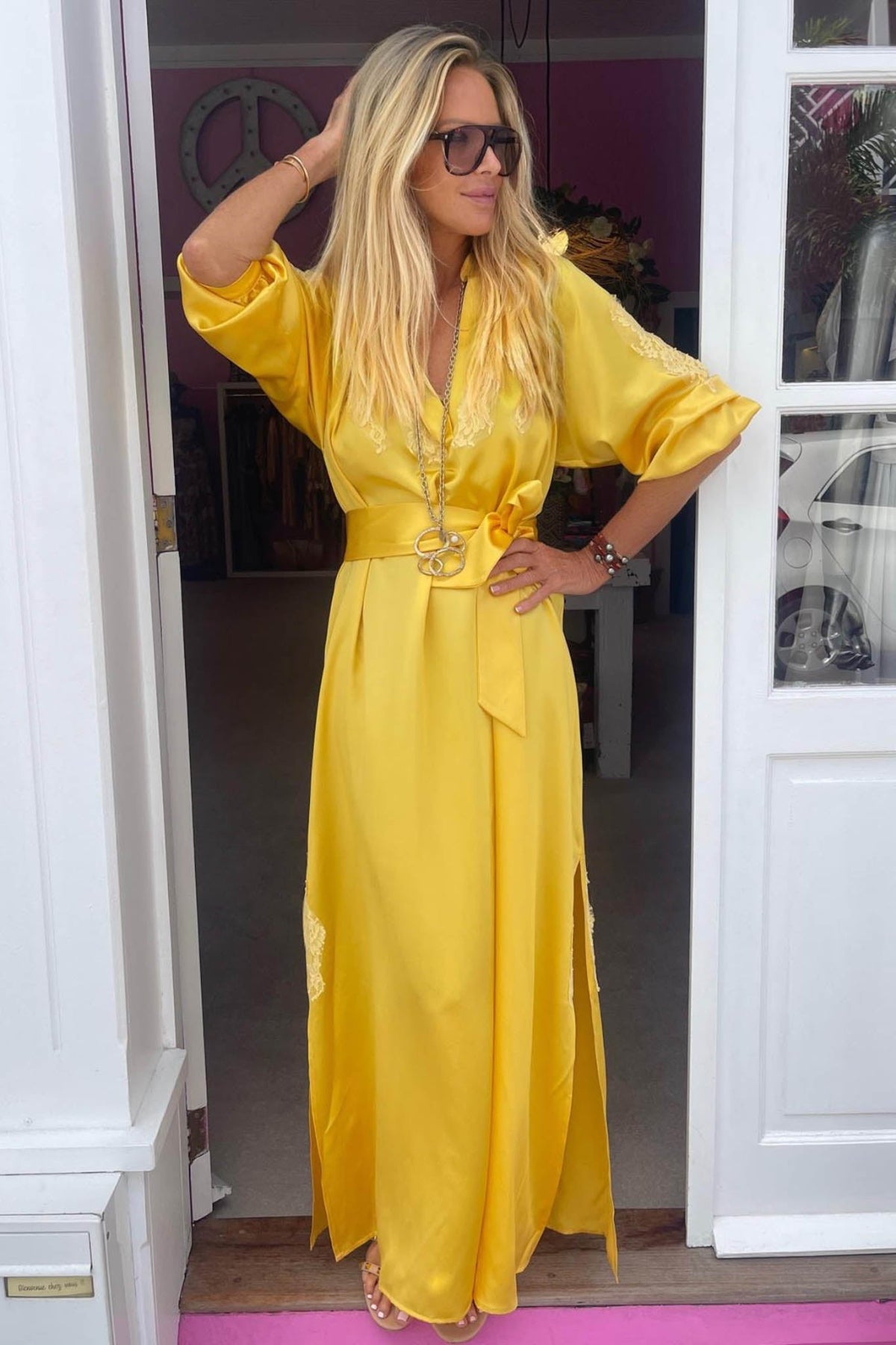 Pascale Kaftan in Satin Silk