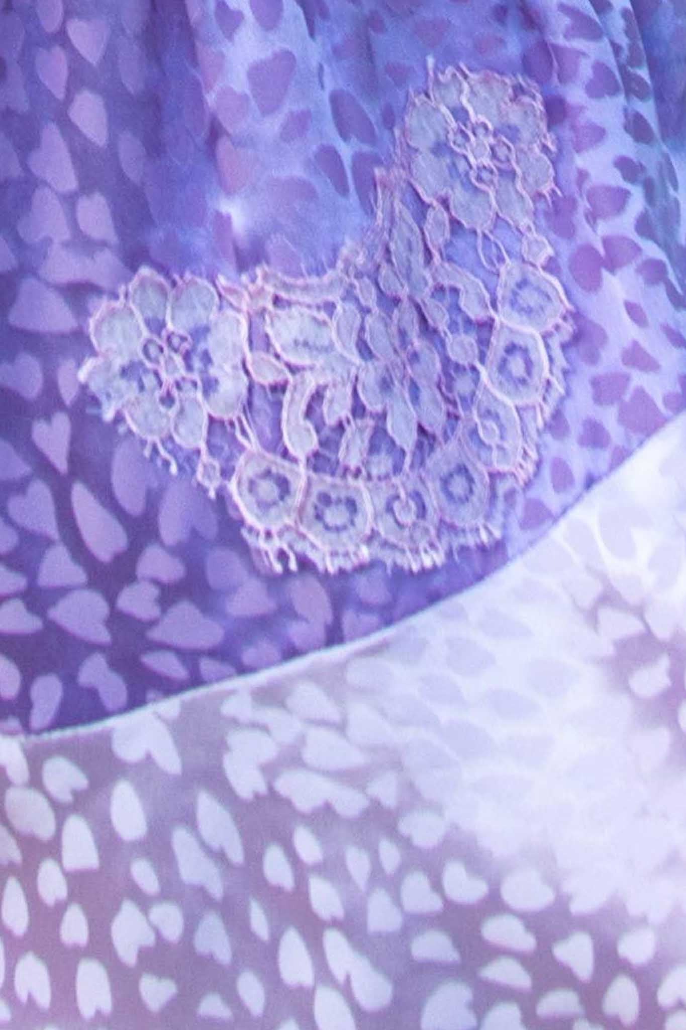 Blouse Regina in Silk Heart - Vanita Rosa