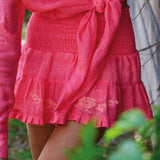 Petal Skirt in Linen